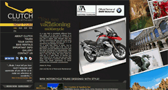 Desktop Screenshot of clutchmototours.com
